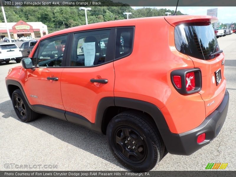 Omaha Orange / Black 2021 Jeep Renegade Sport 4x4