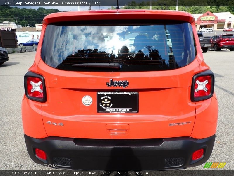 Omaha Orange / Black 2021 Jeep Renegade Sport 4x4