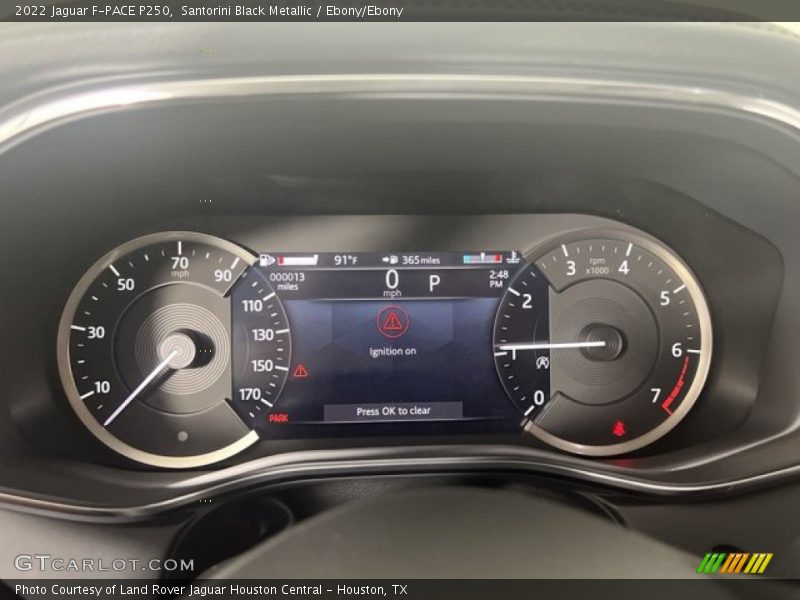 Santorini Black Metallic / Ebony/Ebony 2022 Jaguar F-PACE P250