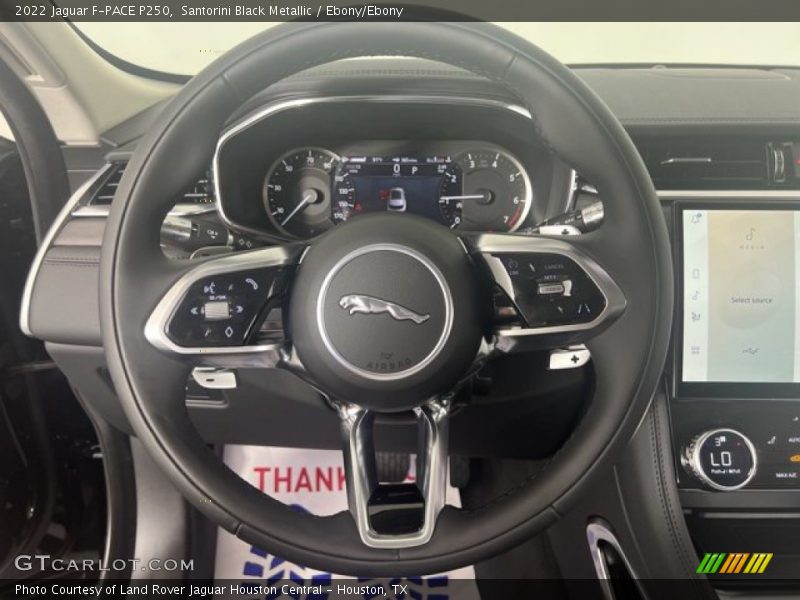 Santorini Black Metallic / Ebony/Ebony 2022 Jaguar F-PACE P250