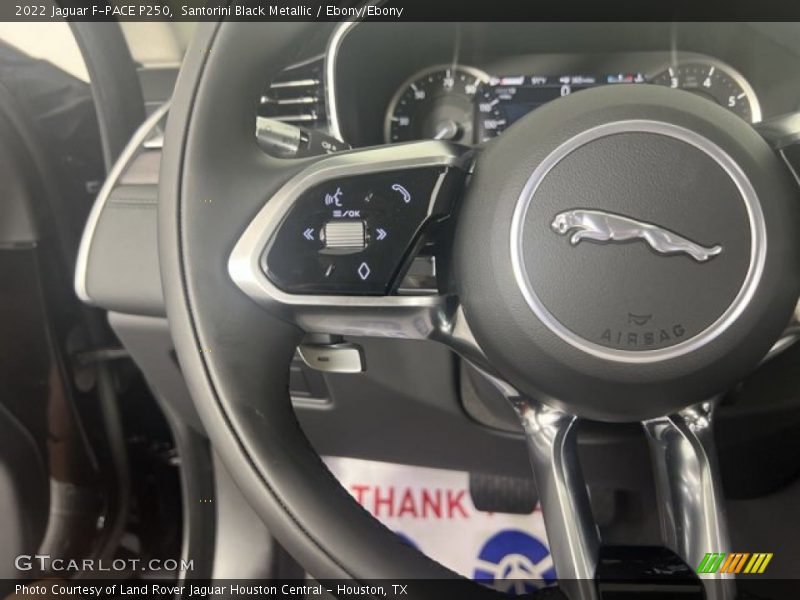 Santorini Black Metallic / Ebony/Ebony 2022 Jaguar F-PACE P250