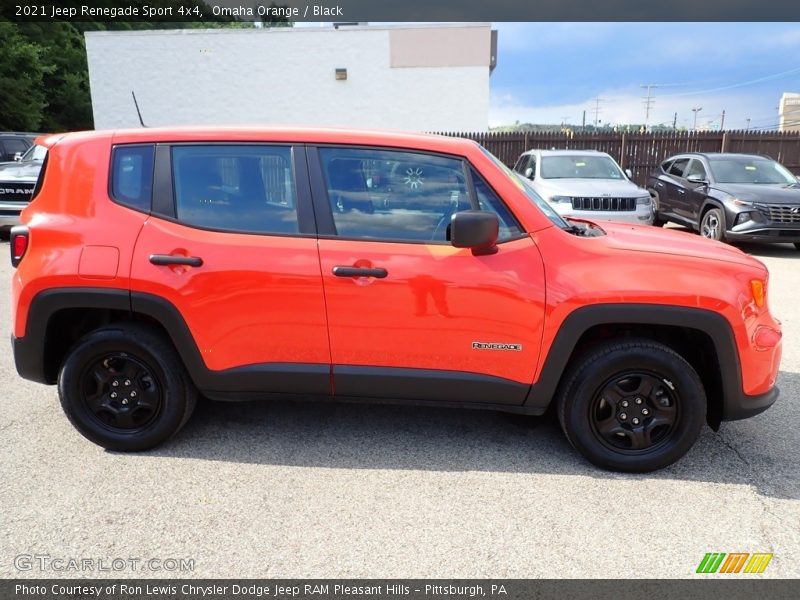 Omaha Orange / Black 2021 Jeep Renegade Sport 4x4