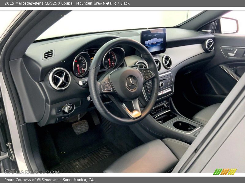 Mountain Grey Metallic / Black 2019 Mercedes-Benz CLA 250 Coupe