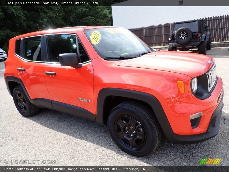 Omaha Orange / Black 2021 Jeep Renegade Sport 4x4