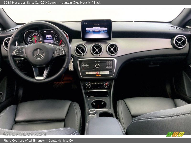 Mountain Grey Metallic / Black 2019 Mercedes-Benz CLA 250 Coupe