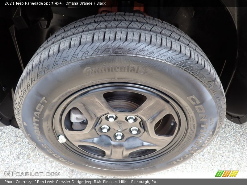 Omaha Orange / Black 2021 Jeep Renegade Sport 4x4