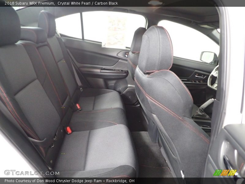 Crystal White Pearl / Carbon Black 2018 Subaru WRX Premium