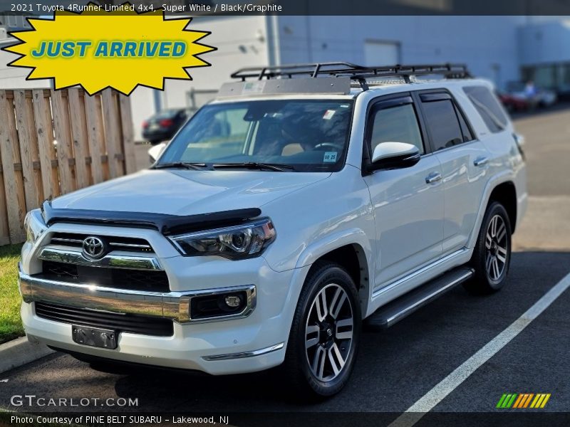 Super White / Black/Graphite 2021 Toyota 4Runner Limited 4x4