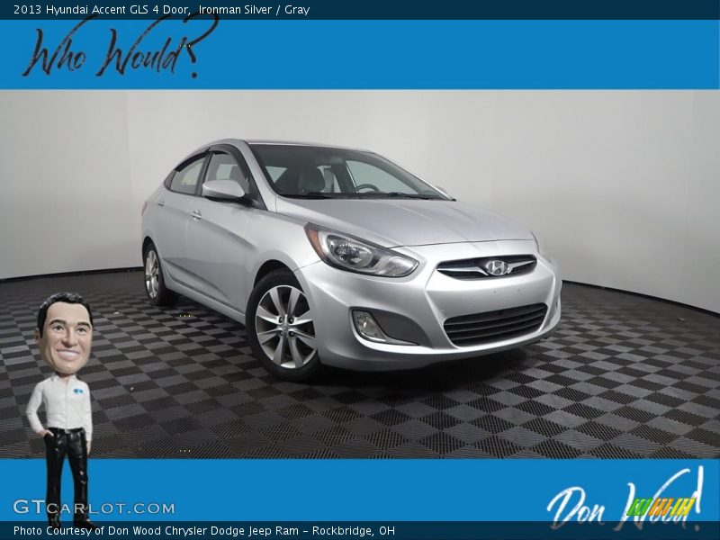 Ironman Silver / Gray 2013 Hyundai Accent GLS 4 Door