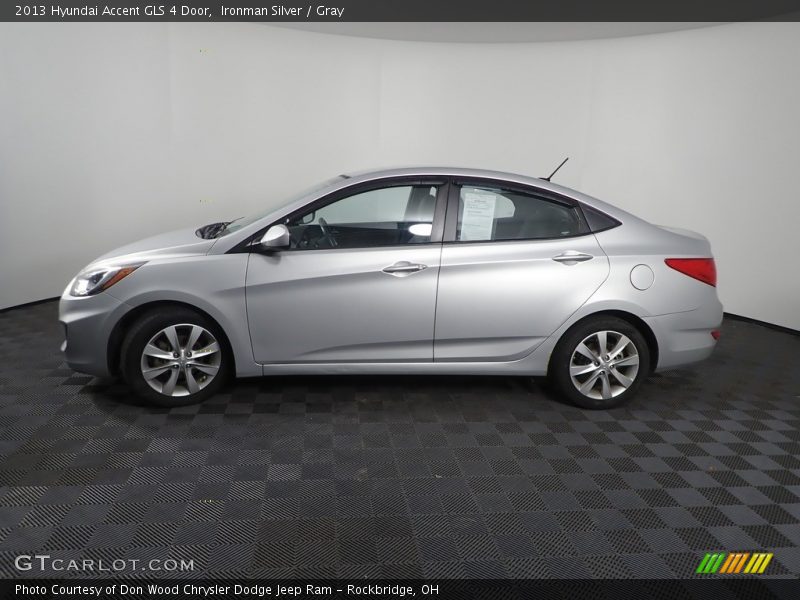 Ironman Silver / Gray 2013 Hyundai Accent GLS 4 Door