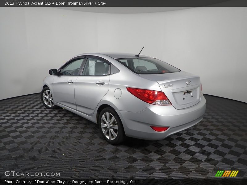 Ironman Silver / Gray 2013 Hyundai Accent GLS 4 Door