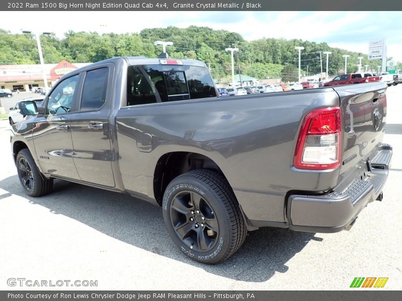 Granite Crystal Metallic / Black 2022 Ram 1500 Big Horn Night Edition Quad Cab 4x4