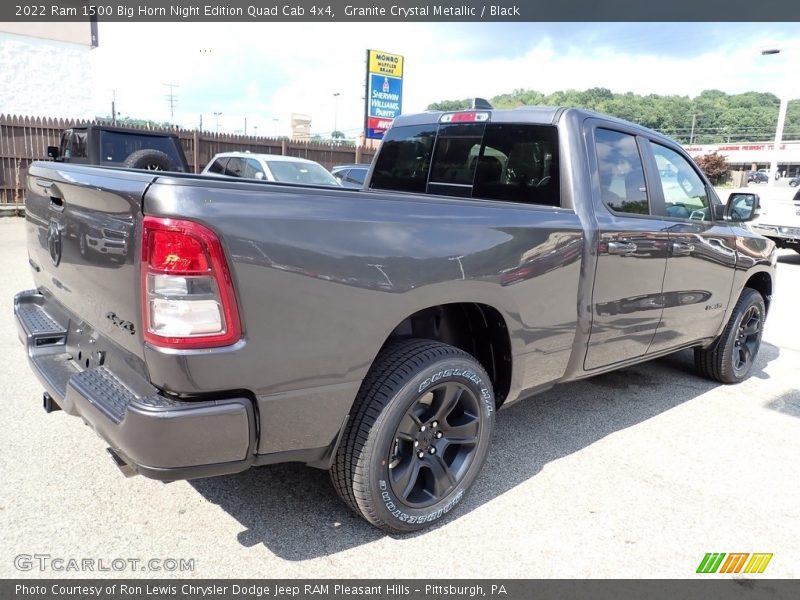 Granite Crystal Metallic / Black 2022 Ram 1500 Big Horn Night Edition Quad Cab 4x4