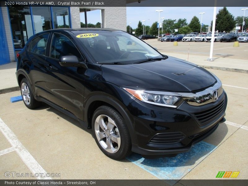 Crystal Black Pearl / Black 2020 Honda HR-V LX AWD