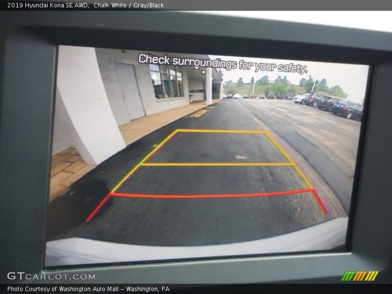 Chalk White / Gray/Black 2019 Hyundai Kona SE AWD