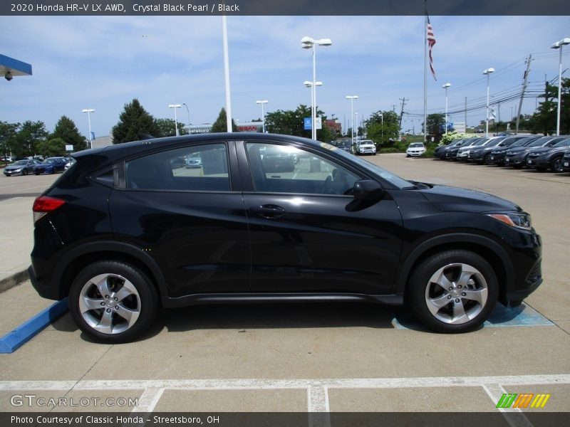 Crystal Black Pearl / Black 2020 Honda HR-V LX AWD