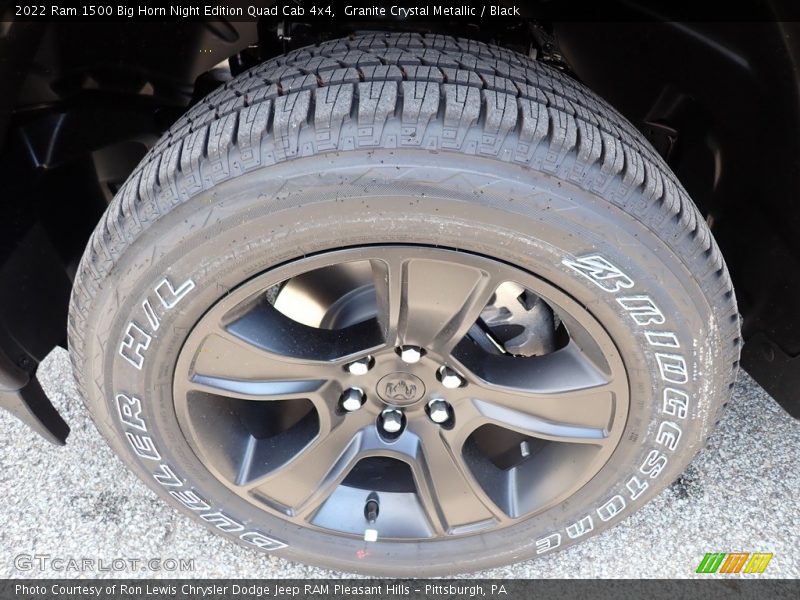 Granite Crystal Metallic / Black 2022 Ram 1500 Big Horn Night Edition Quad Cab 4x4