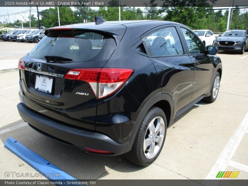Crystal Black Pearl / Black 2020 Honda HR-V LX AWD