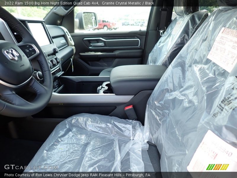 Granite Crystal Metallic / Black 2022 Ram 1500 Big Horn Night Edition Quad Cab 4x4