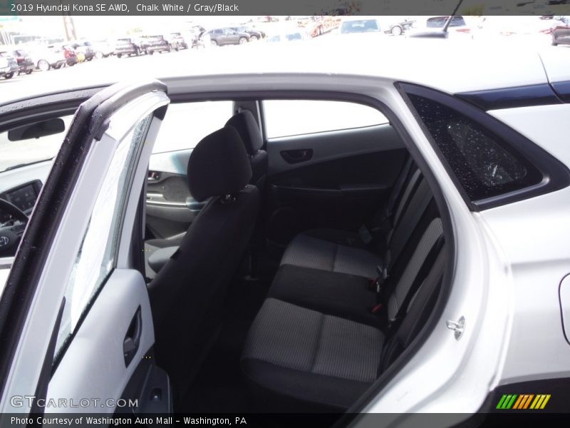 Chalk White / Gray/Black 2019 Hyundai Kona SE AWD