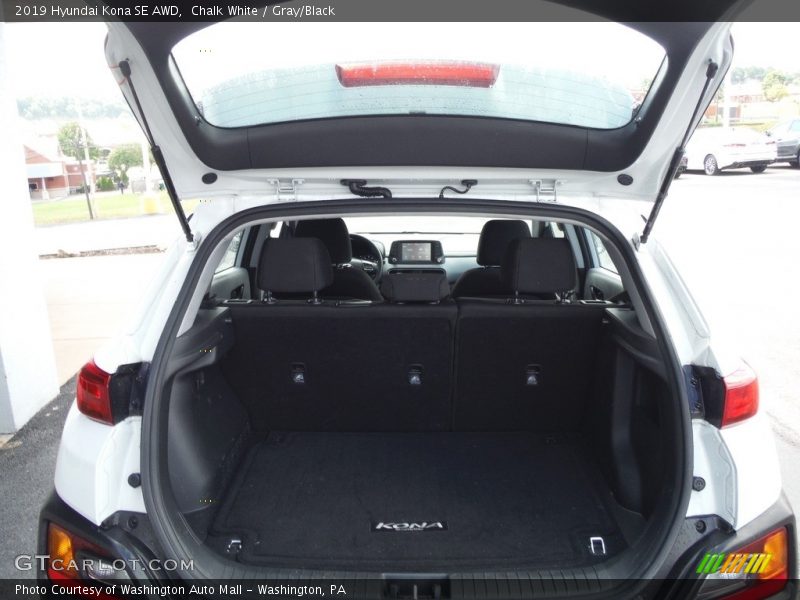 Chalk White / Gray/Black 2019 Hyundai Kona SE AWD