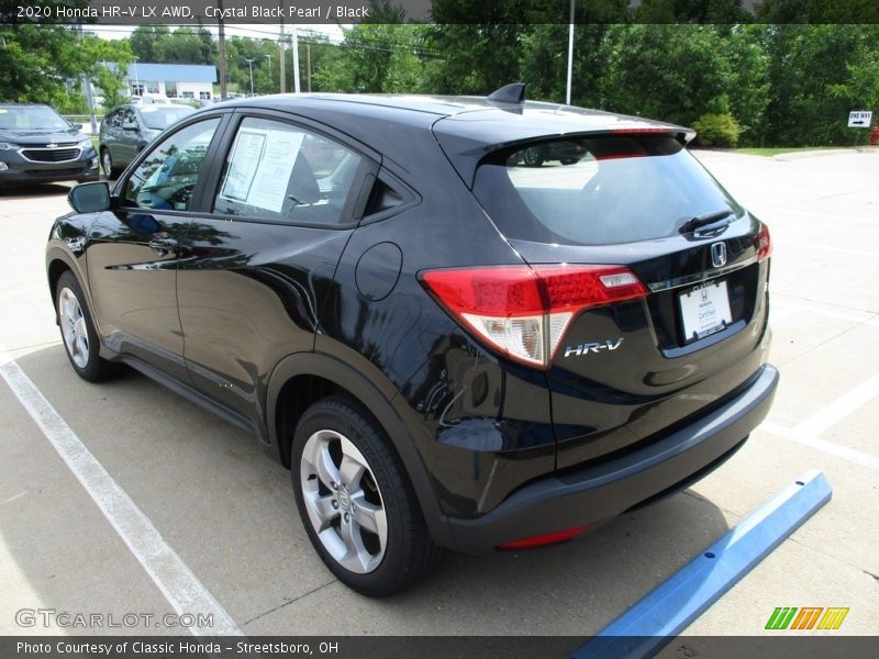 Crystal Black Pearl / Black 2020 Honda HR-V LX AWD