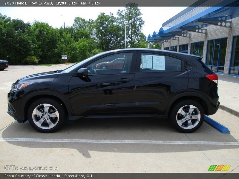 Crystal Black Pearl / Black 2020 Honda HR-V LX AWD