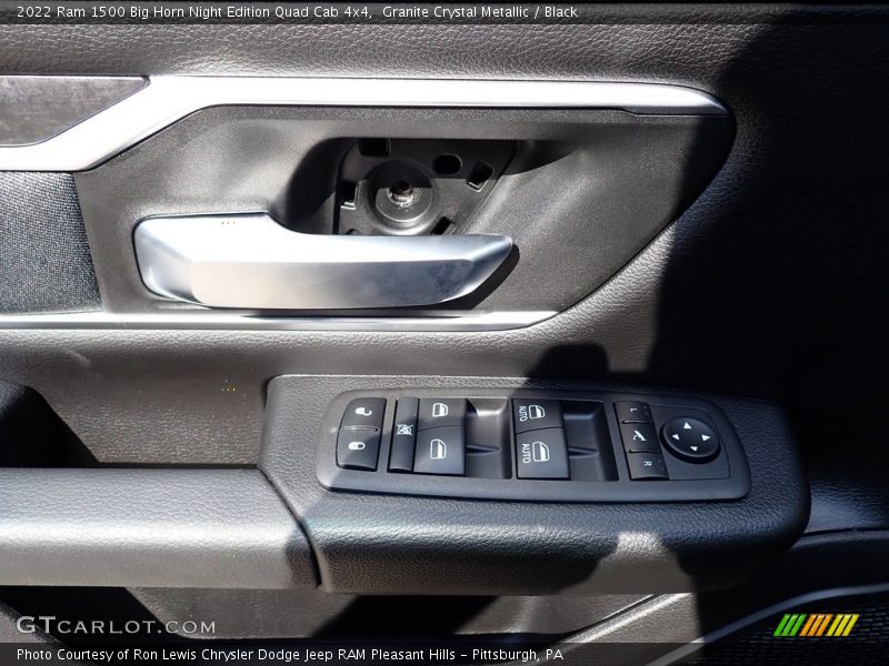 Granite Crystal Metallic / Black 2022 Ram 1500 Big Horn Night Edition Quad Cab 4x4