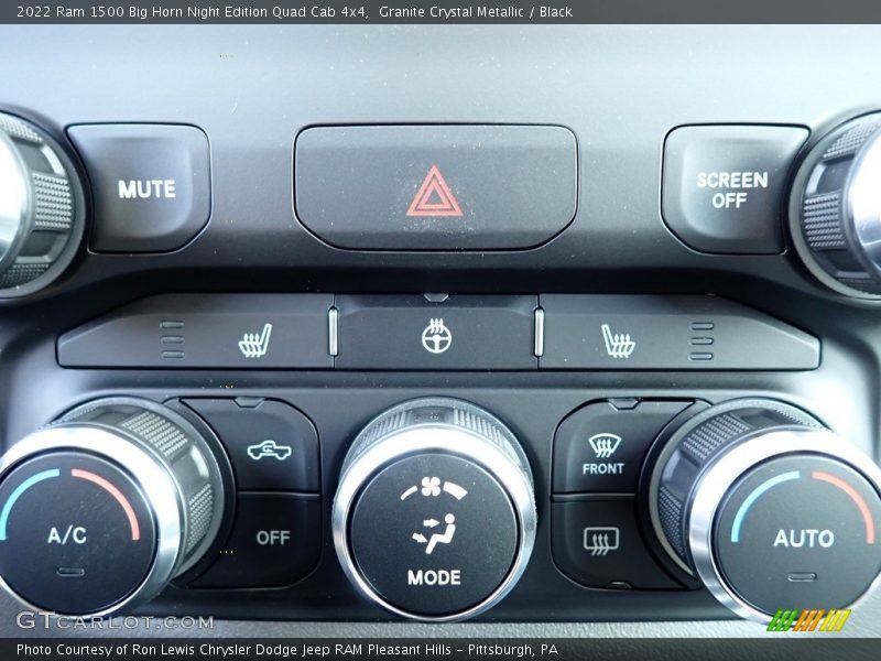 Granite Crystal Metallic / Black 2022 Ram 1500 Big Horn Night Edition Quad Cab 4x4