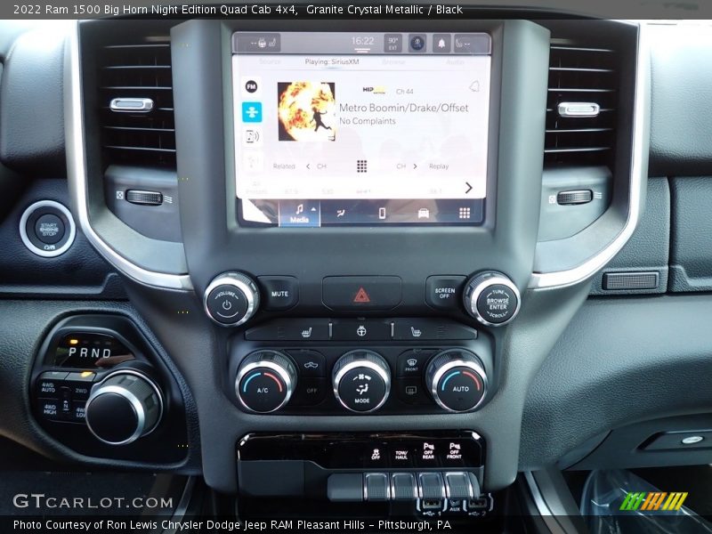 Granite Crystal Metallic / Black 2022 Ram 1500 Big Horn Night Edition Quad Cab 4x4