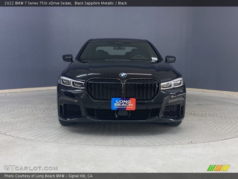 Black Sapphire Metallic / Black 2022 BMW 7 Series 750i xDrive Sedan