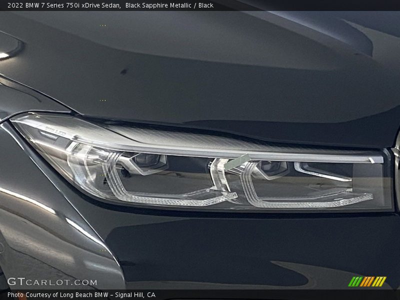 Black Sapphire Metallic / Black 2022 BMW 7 Series 750i xDrive Sedan