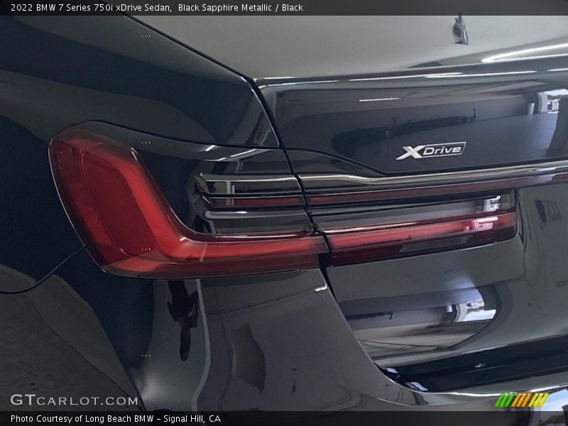 Black Sapphire Metallic / Black 2022 BMW 7 Series 750i xDrive Sedan
