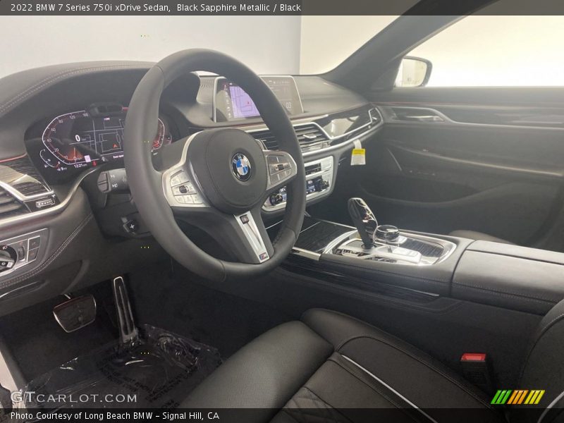 Black Sapphire Metallic / Black 2022 BMW 7 Series 750i xDrive Sedan