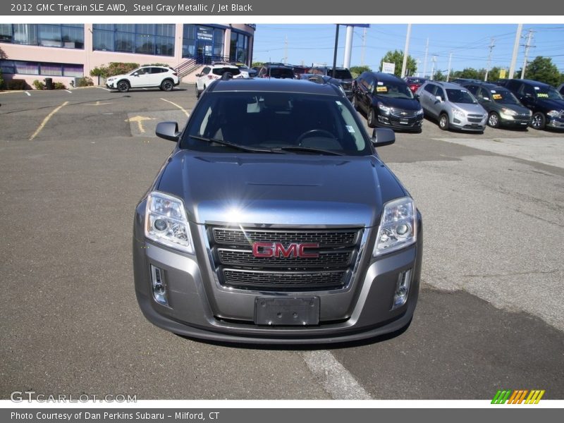 Steel Gray Metallic / Jet Black 2012 GMC Terrain SLE AWD