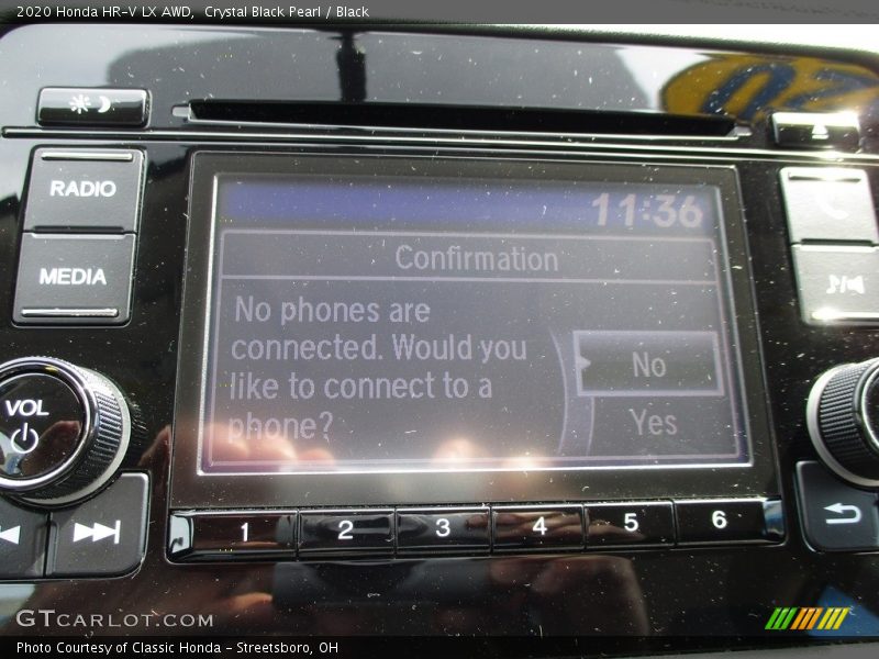 Crystal Black Pearl / Black 2020 Honda HR-V LX AWD