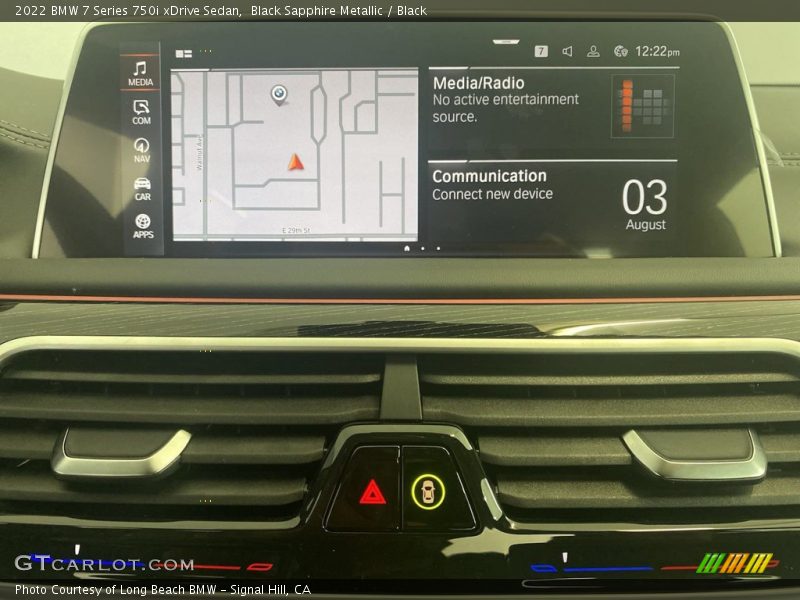 Black Sapphire Metallic / Black 2022 BMW 7 Series 750i xDrive Sedan