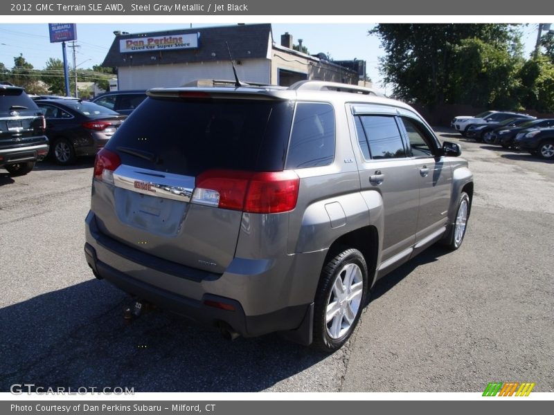 Steel Gray Metallic / Jet Black 2012 GMC Terrain SLE AWD