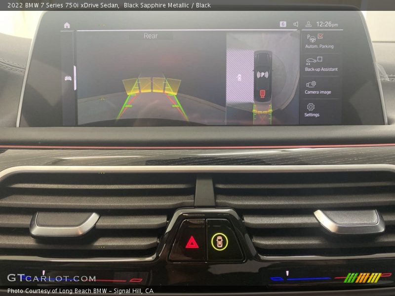 Black Sapphire Metallic / Black 2022 BMW 7 Series 750i xDrive Sedan