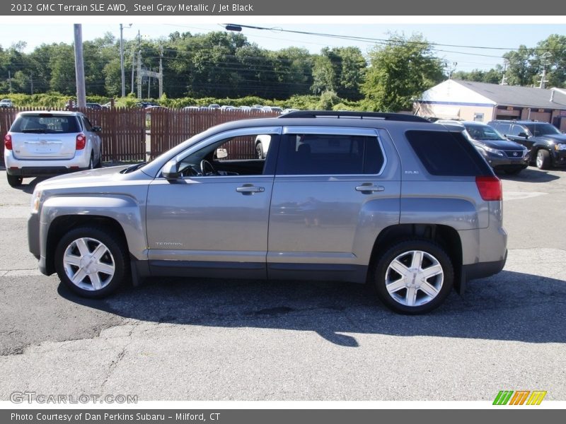 Steel Gray Metallic / Jet Black 2012 GMC Terrain SLE AWD