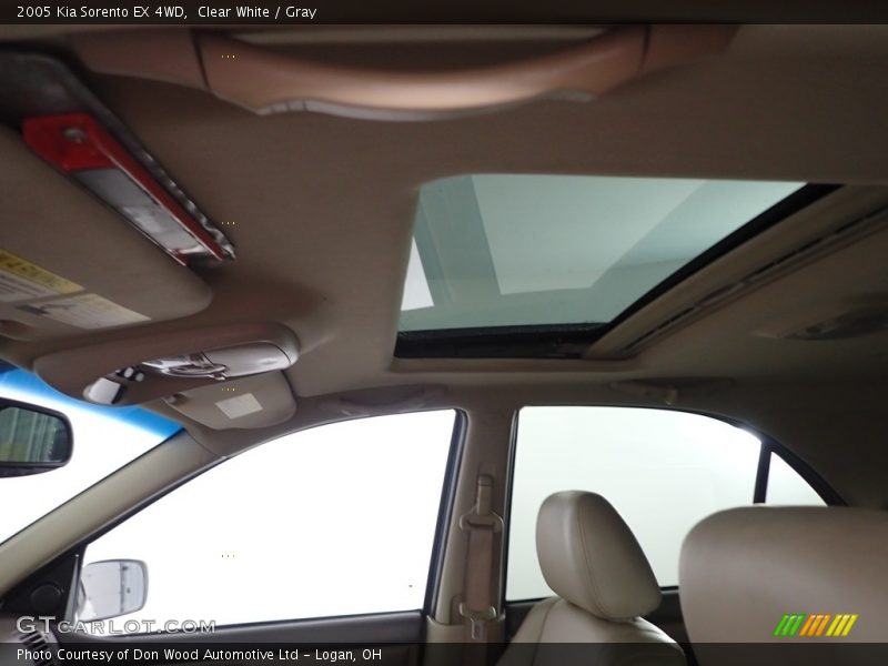 Clear White / Gray 2005 Kia Sorento EX 4WD
