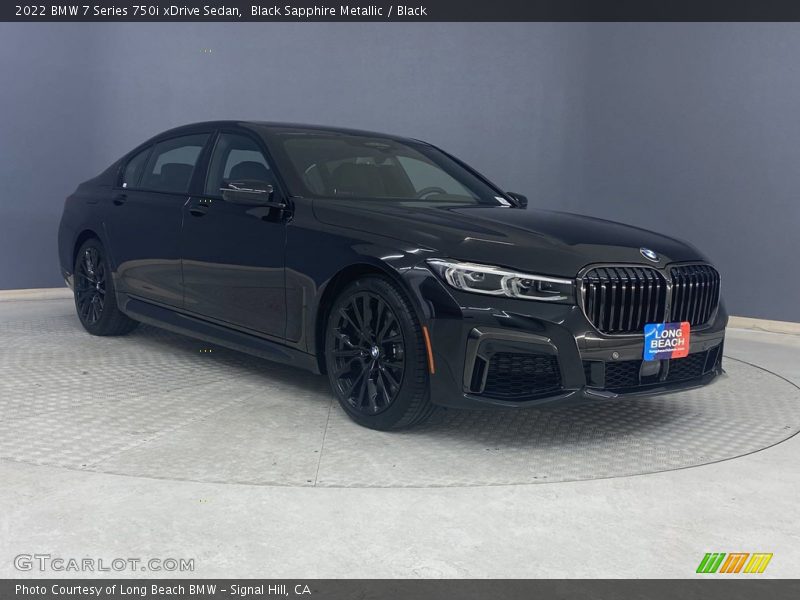 Front 3/4 View of 2022 7 Series 750i xDrive Sedan