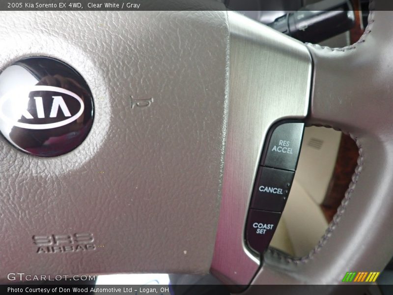 Clear White / Gray 2005 Kia Sorento EX 4WD