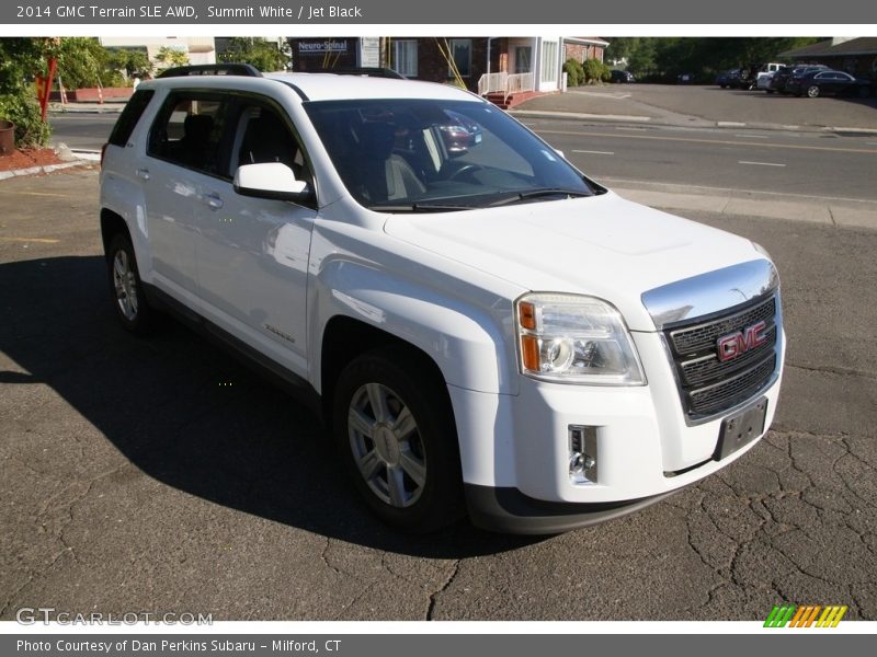 Summit White / Jet Black 2014 GMC Terrain SLE AWD