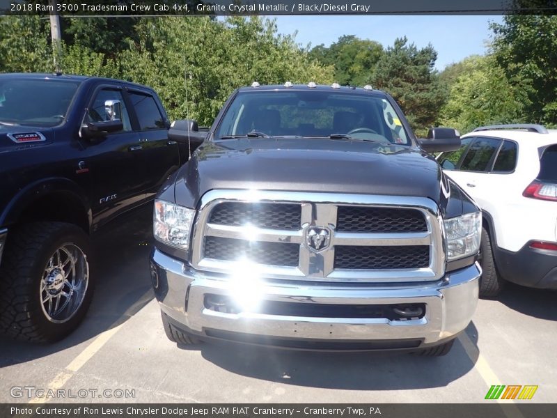 Granite Crystal Metallic / Black/Diesel Gray 2018 Ram 3500 Tradesman Crew Cab 4x4