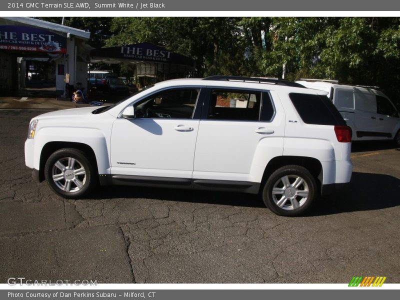 Summit White / Jet Black 2014 GMC Terrain SLE AWD