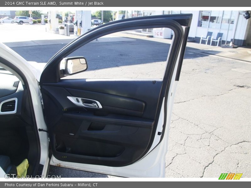 Summit White / Jet Black 2014 GMC Terrain SLE AWD