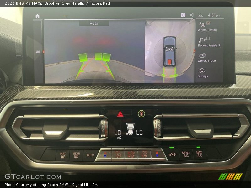 Brooklyn Grey Metallic / Tacora Red 2022 BMW X3 M40i