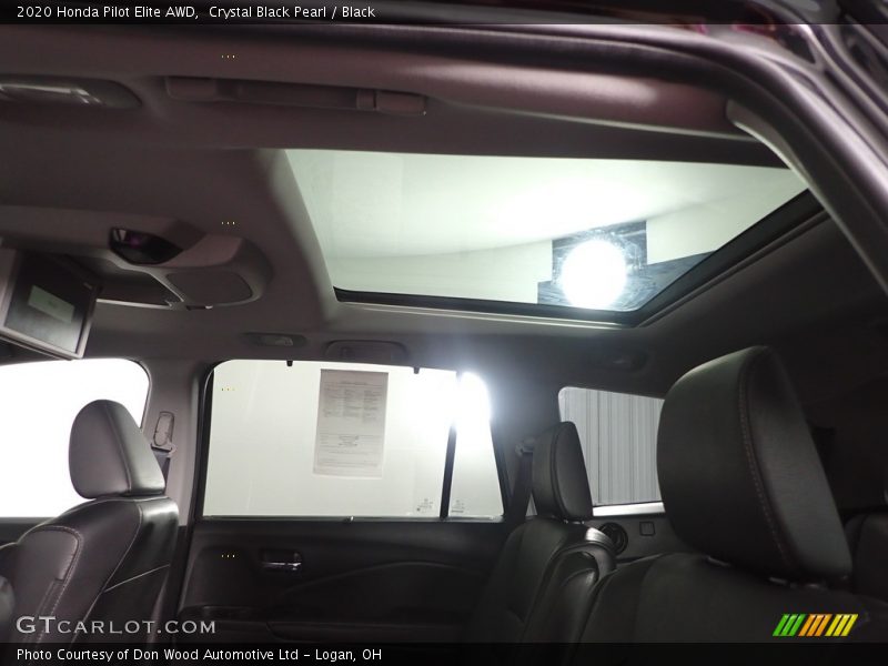 Crystal Black Pearl / Black 2020 Honda Pilot Elite AWD