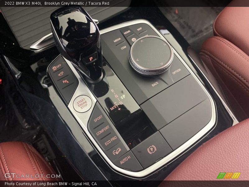 Brooklyn Grey Metallic / Tacora Red 2022 BMW X3 M40i
